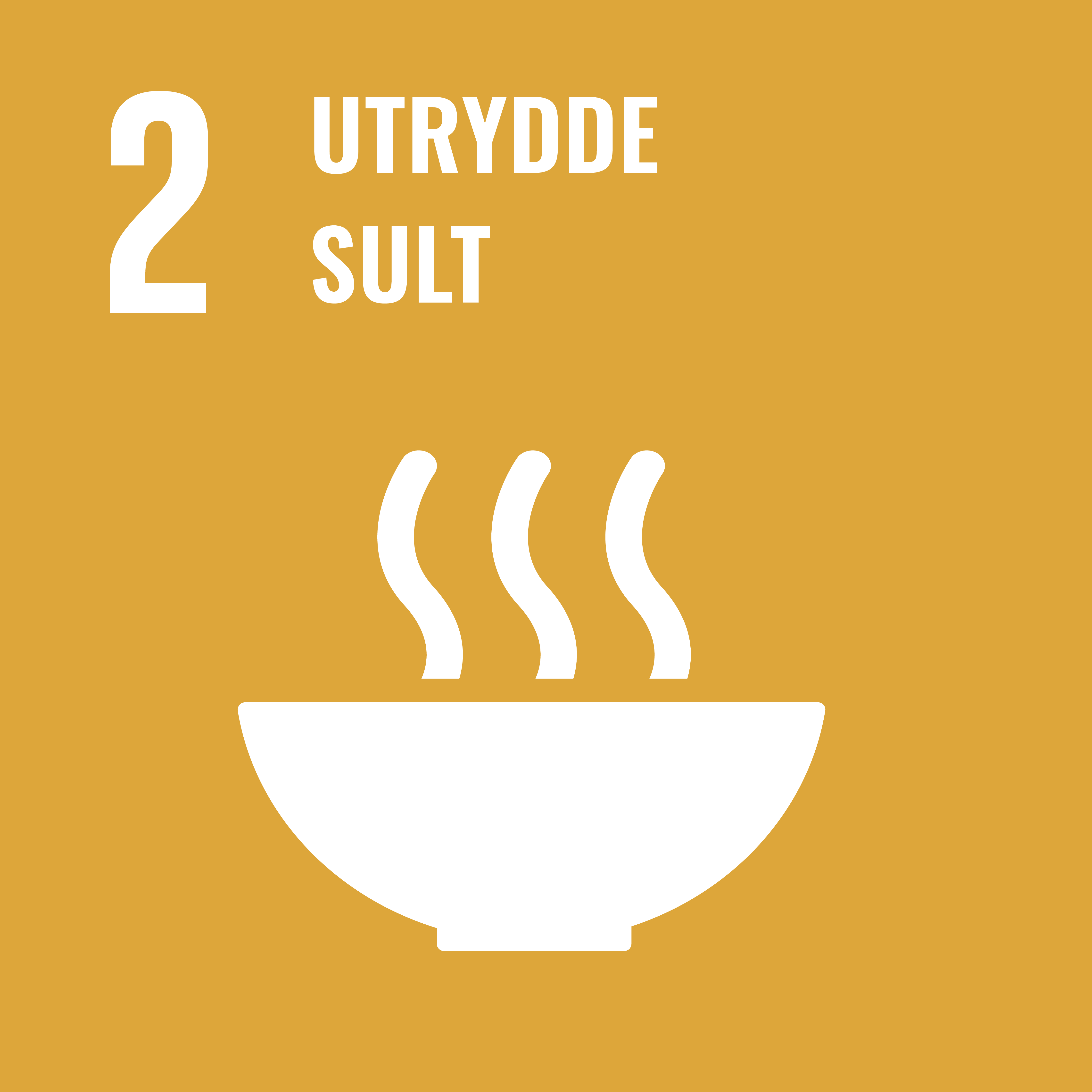 Logo for bærekraftsmål 2